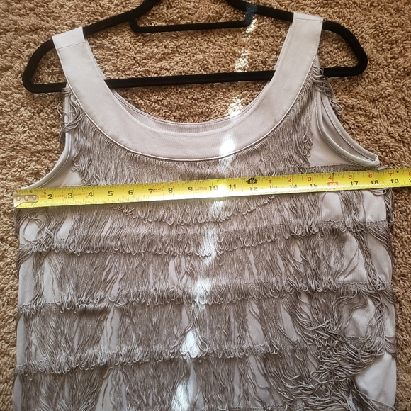 H&M Flapper Fringe Mini Dress Size Medium - Picture 5 of 7